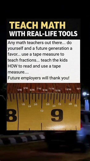 Why Schools Should Teach Fractions Using Tape Measures