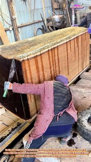 The Art of Extracting Wood Slabs for a Chicken Wing Wood Coffee Table
