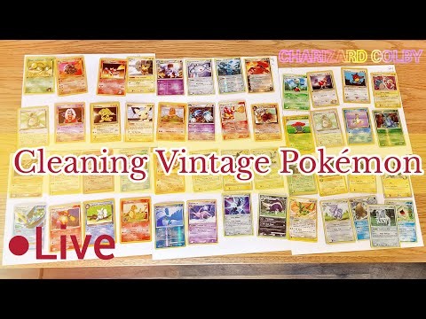 How to Clean / Restore Pokémon cards.