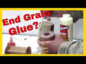How to Glue End Grain - Woodturning