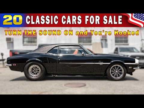 These 20 Classic Cars for Sale Sound Absolutely Unreal🚗💥 Sound ON