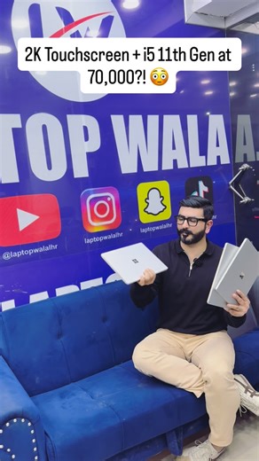 LAPTOP WALA on Instagram: "Microsoft Surface Go Clearance Stock available at Laptop Wala – Lahore 🇵🇰 🚨 LIMITED OFFER Last week retail price was 75,000 PKR Now last 3 units available at ONLY 70,000 PKR 💻 Microsoft Surface Go Specifications: ✔️ Intel Core i5 11th Generation ✔️ 8GB RAM – smooth multitasking ✔️ 128GB SSD Storage – fast boot & performance ✔️ 2K High-Resolution Touchscreen – sharp display ✔️ Lightweight & portable design ✔️ Ideal for students, office wo