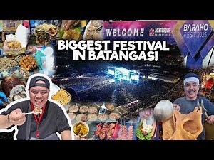 I Went on a Filipino STREET FOOD Crawl with 460,000 People at BarakoFest 2025 [Lipa City Batangas]