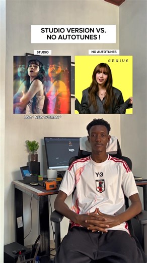 STUDIO VERSION VS. NO AUTOTUNES: LISA "NEW WOMAN" #shorts #viral #trending #trend #music #viralvideo