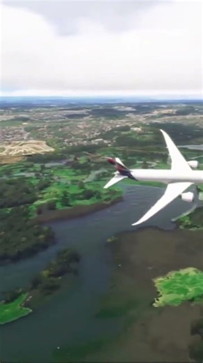 This Flight Sim Brazil Map is INSANE #shorts #simulator #flightsim