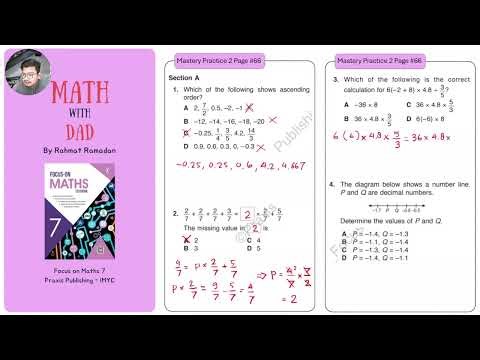 Math with Dad: REAL NUMBERS (Mastery Practice 2 Section A Part1)