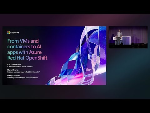 From VMs and containers to AI apps with Azure Red Hat OpenShift | BRK104