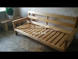 DIY Simple Wooden Indoor Sofa | How to Build / Evde Ahşaptan Koltuk Nasıl Yapılır