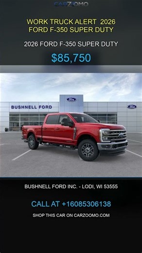 2026 Ford F-350 Super Duty Lariat — Full Walk Around | CarZoomo