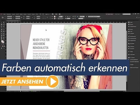 InDesign Tutorial: Farben automatisch erkennen lassen