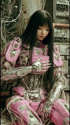 Android standing on charge 🤔😲😌⚡️ #android #humanoid #futuristic