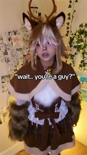 Transforming into a Deer: A Femboy Cosplay Journey