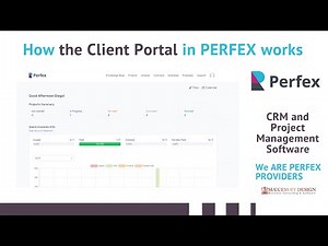 How the PERFEX Client Portal works | PERFEX CRM | Save time & improve customer service with PERFEX