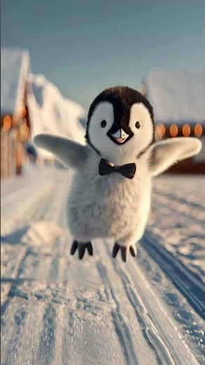 Watch the Penguin's Epic Slide!