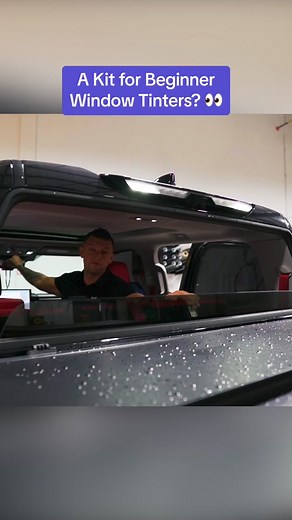 I speay squeegee spray when I shower #tint #windowtint #rearwindshield #tinting #tiktokshop