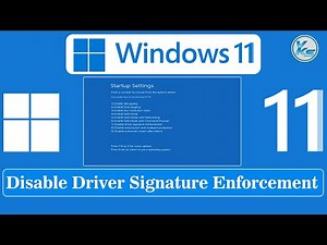 ✅ How To Disable Driver Signature Enforcement in Windows 11
