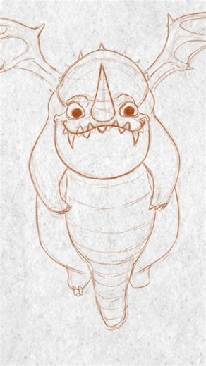 Drawing a Stylized Dragon – Simple Shapes & Fantasy Fun for Beginners 🐉✏️