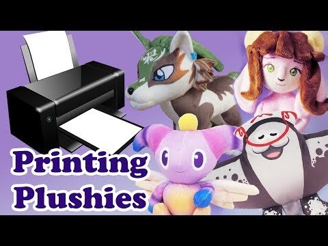 How to Print Plushies: Designing and Printing Fabric