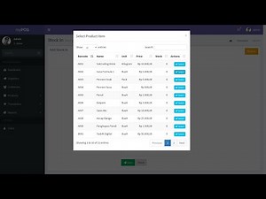 Load Product di Modal, Serta Select dan Set ke Form Inputan [35]