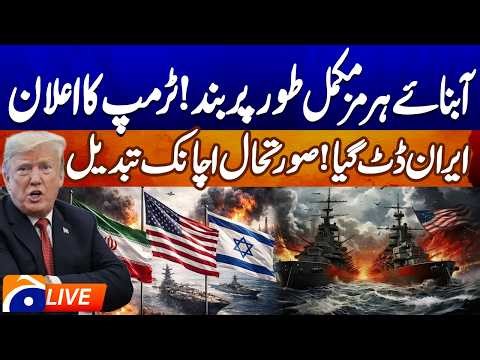 LIVE:Middle East crisis live: Trump orders navy to attack any boats laying mines in strait of Hormuz