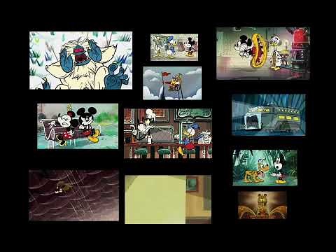 Playing 11 Mickey Mouse shorts at once ￼