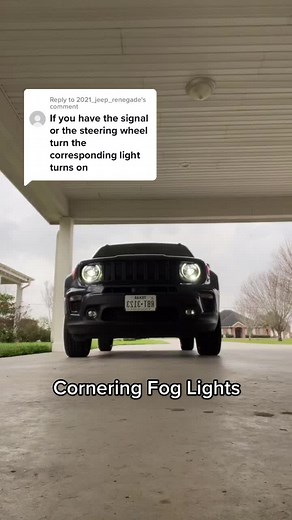 Understanding Jeep Renegade Cornering Fog Lights