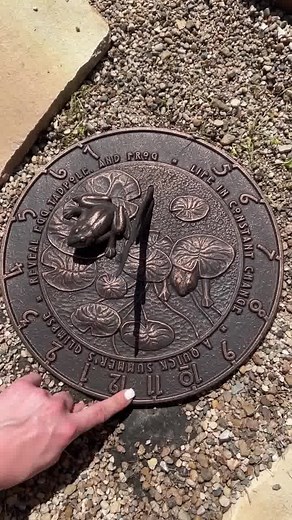 4.5K views · 25 reactions | New Series Alert … T i P  T u E S d A y. On this weeks episode, we’re talking sundials. These are great for figuring out a true North, seeing where the sun rises /sets, they’re eco friendly without the use for electricity or batteries and the obvious.. telling you what time it is! Hosted by @backyard_gardener_rach | Happy Gardens | Facebook