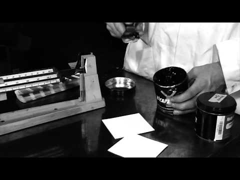 Letterpress inks: mixing tips