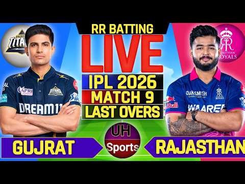 🔴LIVE : GT vs RR, 9th Match IPL 2026 | Cricket Live Match Scores | IPL Live Match Today, 1st Innings