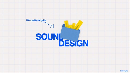 音效：300个热门短片剪辑嗖嗖、纸张、上升、扫动、键盘、撞击、故障音效素材合集 After Magics - Quality SOUND DESIGN PACK