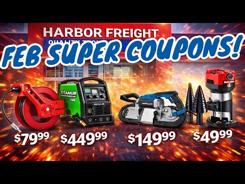 Best Tool Deals at Harbor Freight Right Now | February Super Coupons