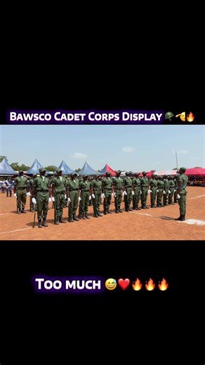 Bawsco Cadet Corps Parade Display — Bawku SHS 56th Speech & Prize Giving