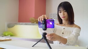 Sirui Mini Table Top Tripod with Phone Clamp and Bluetooth Remote Table with Wireless Remote and Universal Phone Clamp (3T-05K), Black