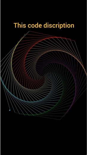 Python Turtle Magic 🌀 | Beautiful Moving Animation #aurafarming #coding #phython #code