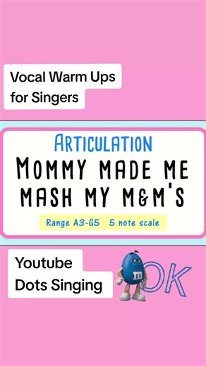 Vocal exercises and warm ups for all ages with tips. #duet #duetthis #vocalwarmups #singingexercises #vocalwarmup #dotssinging #vocalcoach #vocaltips #singingtips #vocaltraining #vocalexercises #vocalwarmups #singinglessons #malevoice #singingteacher #mixedvoice #headvoice #articulation #singlegato #vocalresonance #singstaccato #vocalise #legatosinging #mommymadememashmymnms #resonance #mnms #mymothermakesmemash