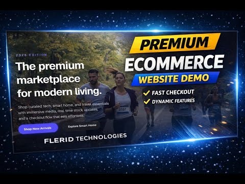 Premium Ecommerce Website Demo 2026 | Flerid Technologies