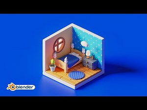 【初心者向け】blenderでミニルームを簡単モデリング！