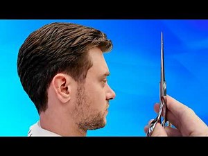 How To SCISSOR CUT Men's Hair | Step by Step Tutorial for Beginners