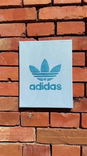 Customize your brand logo. #fyp #foryoupage #arcanethreadwork #adidas #embroidery