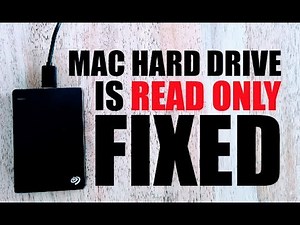 Solved: External Hard Drive is Read Only on Mac