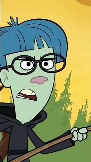 THE CAMPERS CHALLENGE THE GRIM CAMPER | Camp Lakebottom #shorts #youtubeshorts