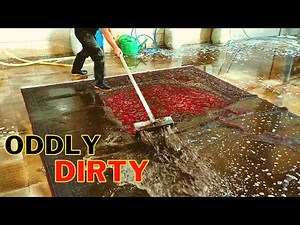 Sewer overflow - lncredible dirty carpet cleaning satisfying ASMR