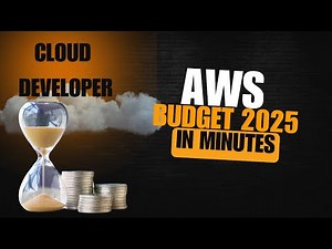 aws budget setup 2025