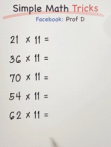 944K views · 10K reactions | Random Math Tricks in 3 Minutes - Part 3‼️ | Prof D | Facebook