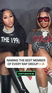 NAMING THE BEST RAPPER IN EVERY GROUP! 👀😳 (PART 4)
