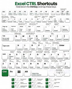 ✅️✰ Excel Ctrl Shortcuts..💯 #Excel #exceltricks #exceltraining #exceltips #ExcelProductivity #msexcel #msexceltraining #msexcelformulas #msexcelshortcutkeys #viralchallenge #viralphotochallenge #viralpost #reels #fblifestyle #microsoftexcel #windows #worksheets #excelformulas #Harkesh #harkeshkumar #excelunlocked Excel Unlocked Excel By Vikal Facebook Instagram | Harkesh Kumar