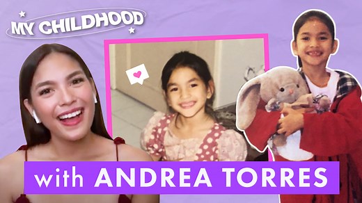 In the pilot episode of Cosmo.ph's new video series, My Childhood, we go back in time with GMA-7 lead actress Andrea Torres as she tells us stories of her charmed life growing up in the '90s and '00s with a brood of siblings (they're five in all!) and her two hands-on parents. | Cosmopolitan Philippines