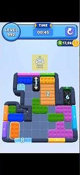 Color Block Jam Level 992 Solution Walktrough