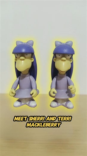 Even Bart can't tell Sherri and Terri apart