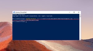 Cara Unzip File dengan PowerShell di Windows 10